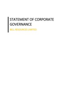 statement of corporate governance v3.2 pdf